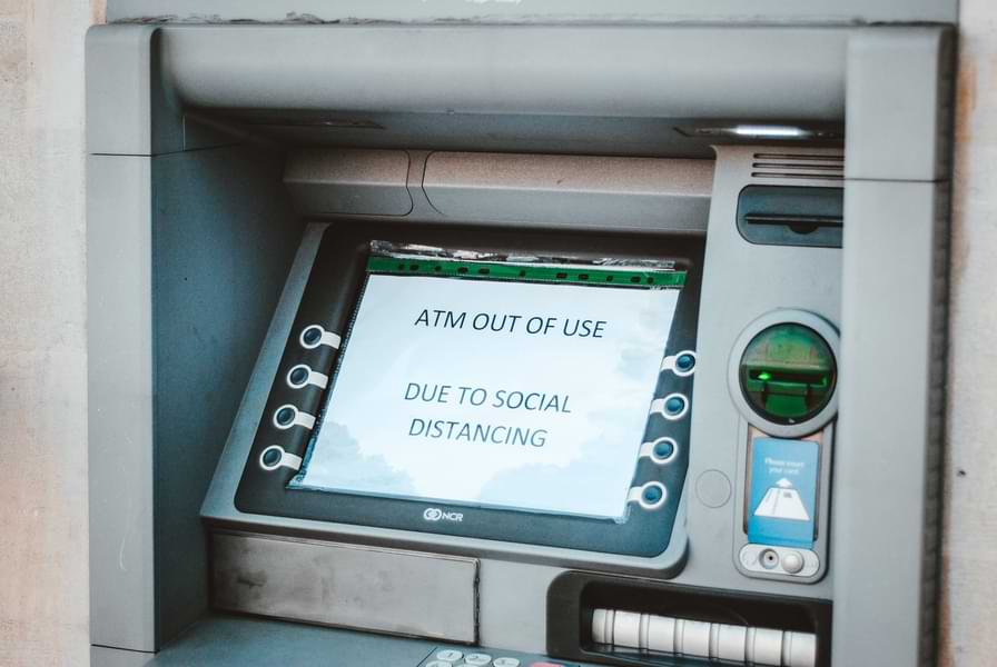ATM không sử dụng do giãn cách xã hội