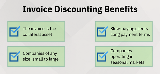 4 key ideal business conditions for Invoice Discounting.