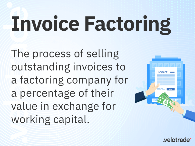 What is Invoice Factoring? Explanation provided by Velotrade